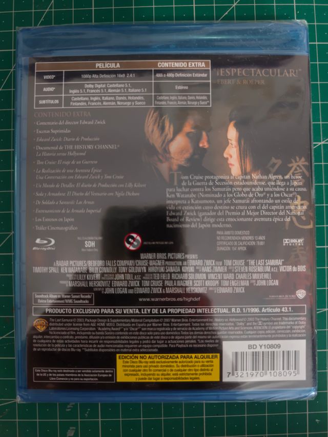 Blu-ray O Último Samurai - Tom Cruise