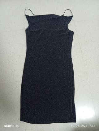 Vestido negro brillante ✨