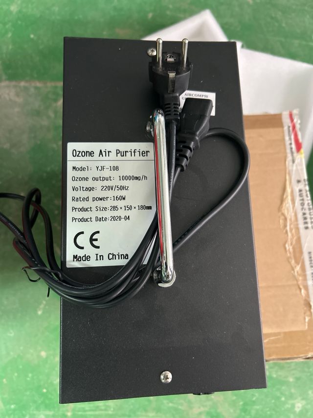 Purificador aire Ozono - Negro