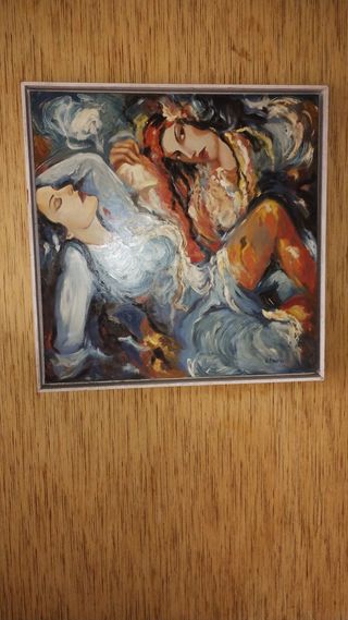 Cuadro al óleo: Mujeres