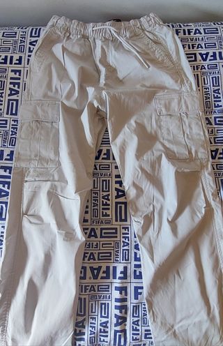 Pantalones Cargo Hollister Beige
