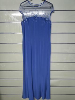 Vestido azul elegante