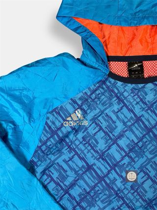 Adidas Windbreaker Azul Retro Y2K