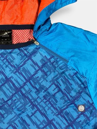Adidas Windbreaker Azul Retro Y2K