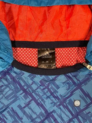 Adidas Windbreaker Azul Retro Y2K