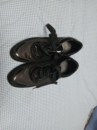 Zapatillas negras mujer - talla 39