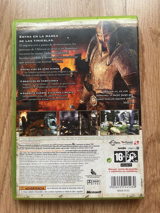 Oblivion Xbox 360