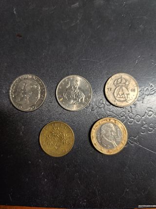 5 Monedas Austria-Suecia: Colección