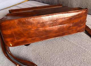 Bolso vintage marrón - Maletín