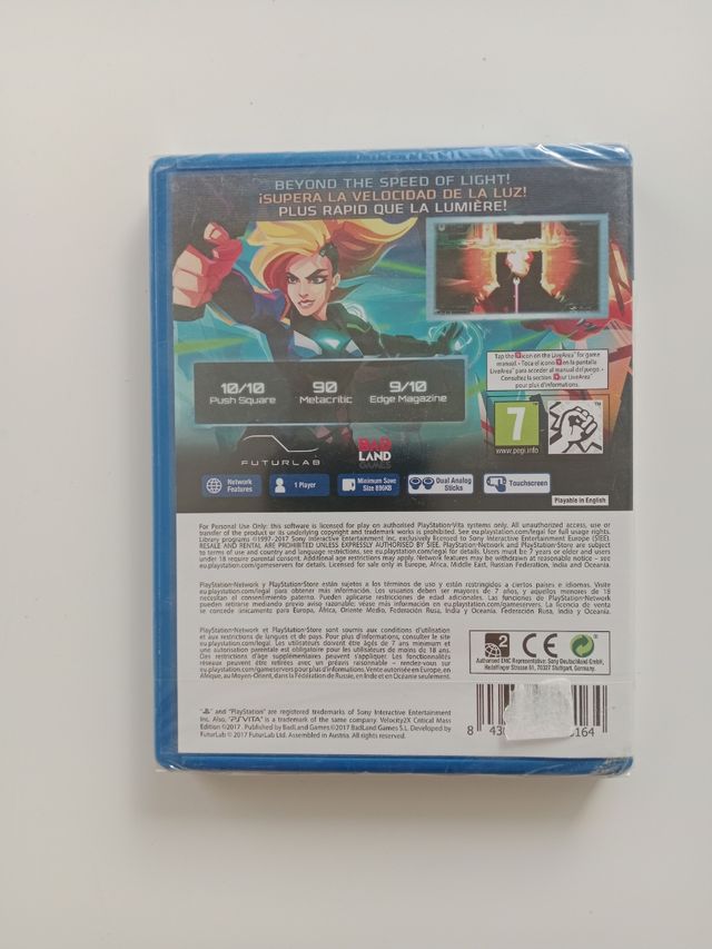 Velocity Critical Mass PSVita precintado