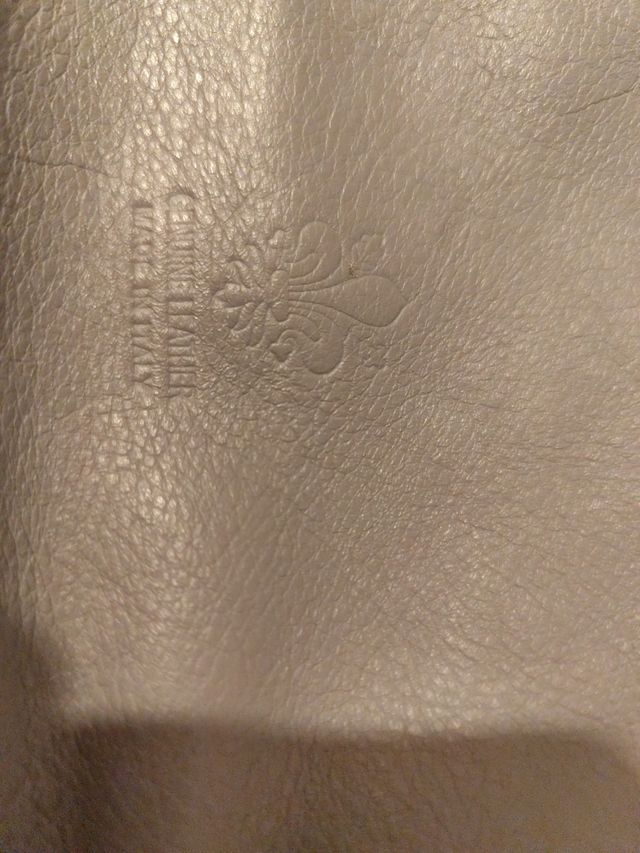 Mochila piel marrón-gris