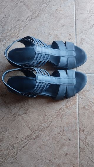 Zapatos mujer azul - Sandalias