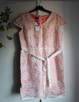 Vestido fiesta rosa 