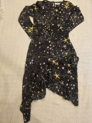 Vestido estrellas asimétrico