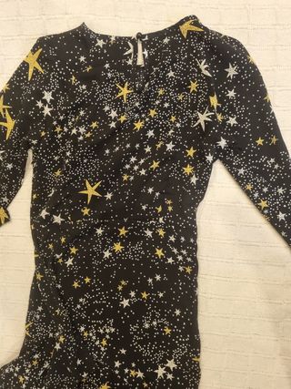 Vestido estrellas asimétrico