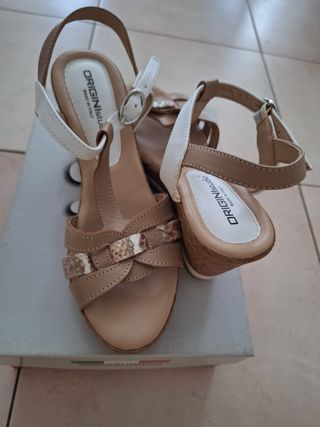 Sandali Originis beige/bianco