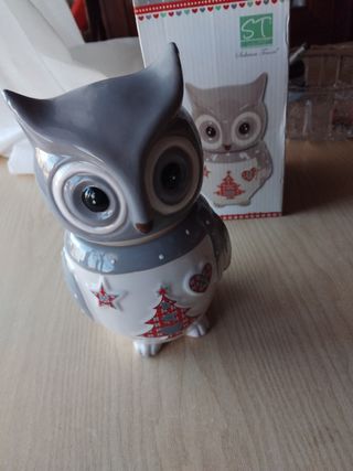 Barattolo gufo Sabrina Tenori Natale