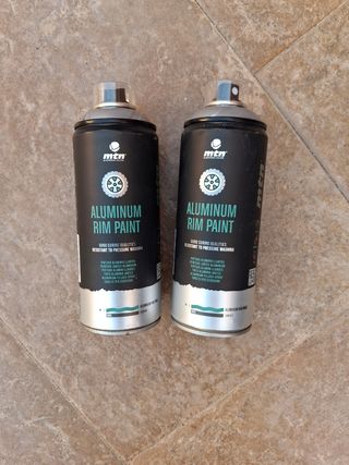 2 Pinturas spray Montana Colors Aluminio