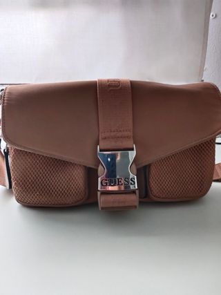 Bolso bandolera Guess marrón claro