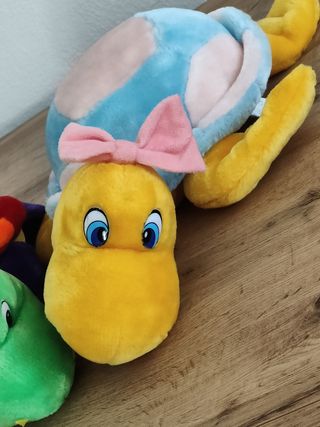 2 Peluche Tartarughe Colorate