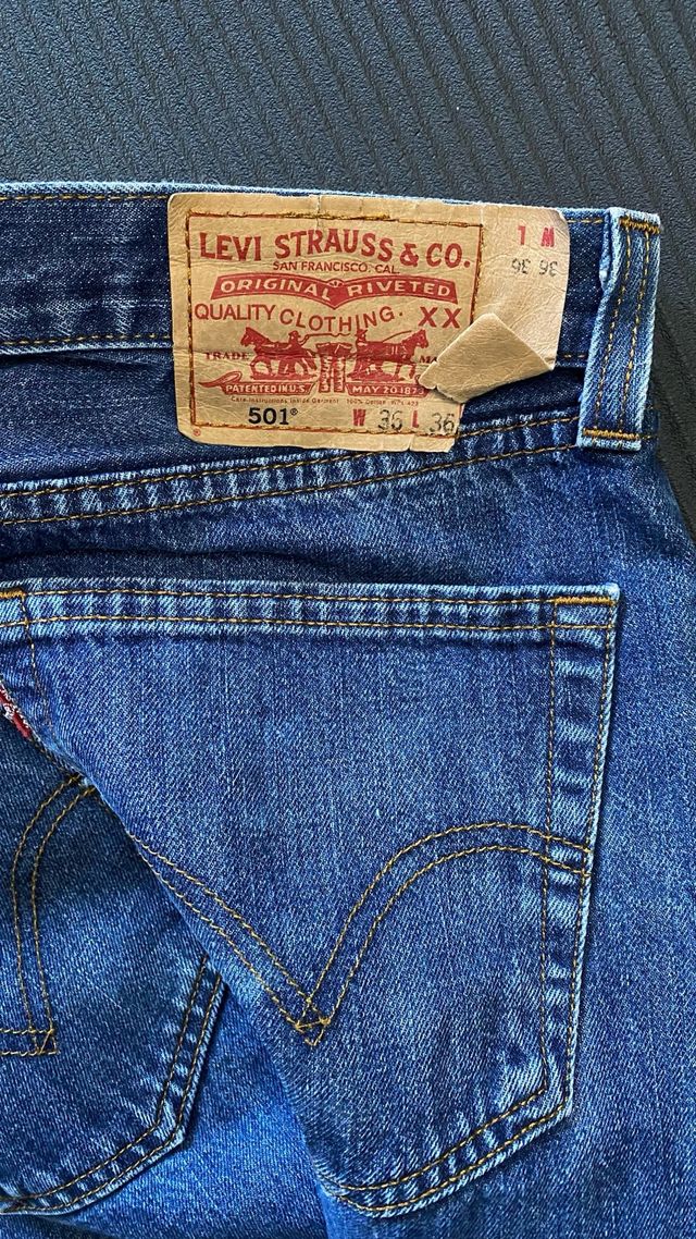 Levi's 501 W36 L36: Vaqueros clásicos