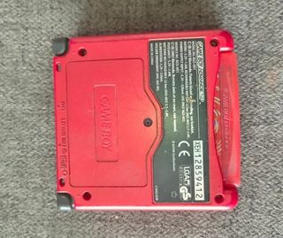 Game Boy Advance SP Roja - Edicion Groudon