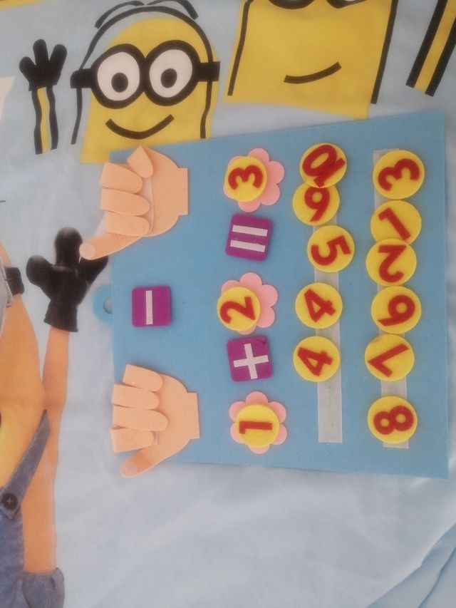 Tavolo didattico con sottrazione aggiuntiva