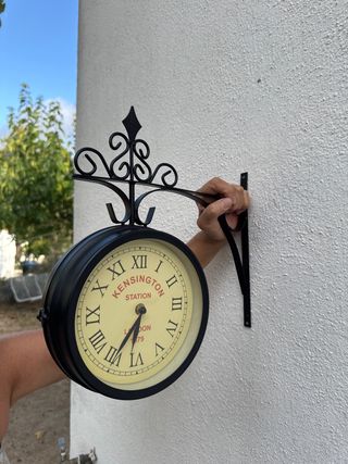 Orologio vintage della stazione ferroviaria