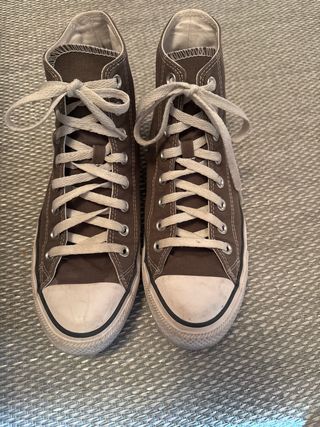 Converse altas marrones