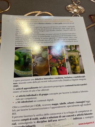 tecniche avanzate per sala e vendita bar e sommell