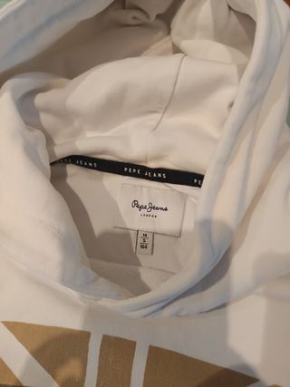 2 Sudaderas Pepe Jeans - Verde Oliva y Blanca