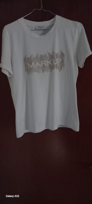 Maglia MarkUp bianca mezza manica