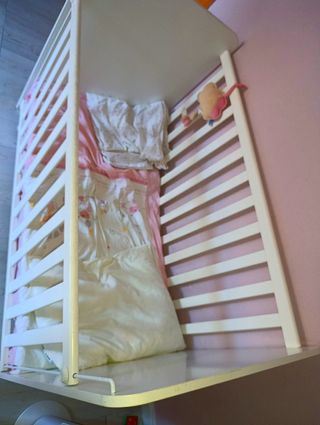 Cuna bebé 60x130cm - Impecable
Se regala colchón 
