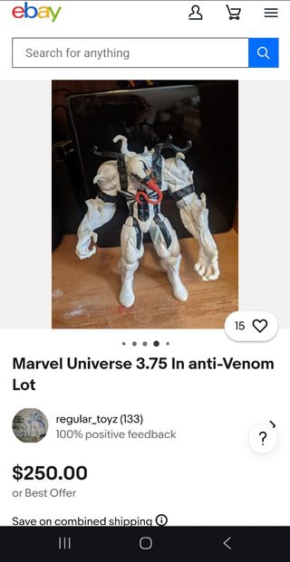 Figura Anti-Venom muy difícil de encontrar 
