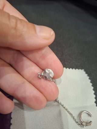 Pendiente cadena plata Aristocrazy