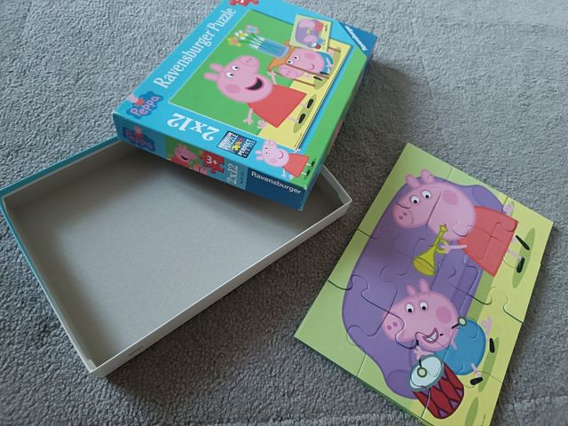 Puzzle Peppa Pig Ravensburger 2x12
