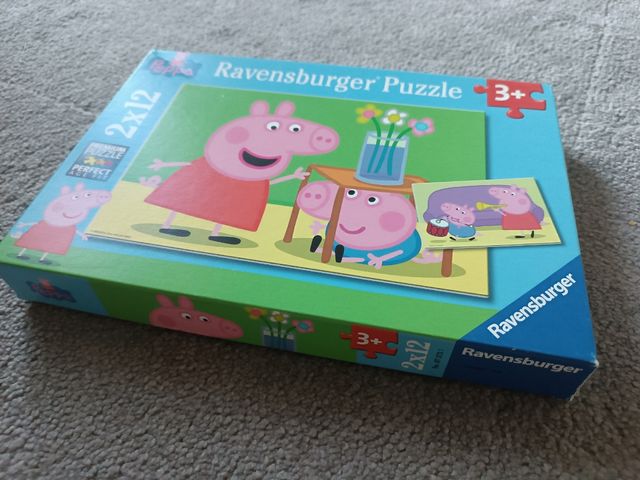 Puzzle Peppa Pig Ravensburger 2x12
