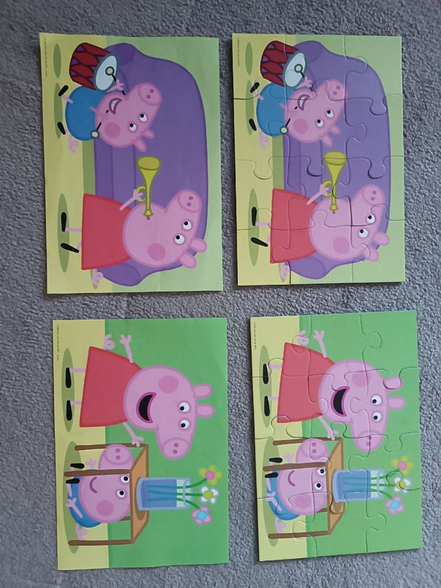 Puzzle Peppa Pig Ravensburger 2x12