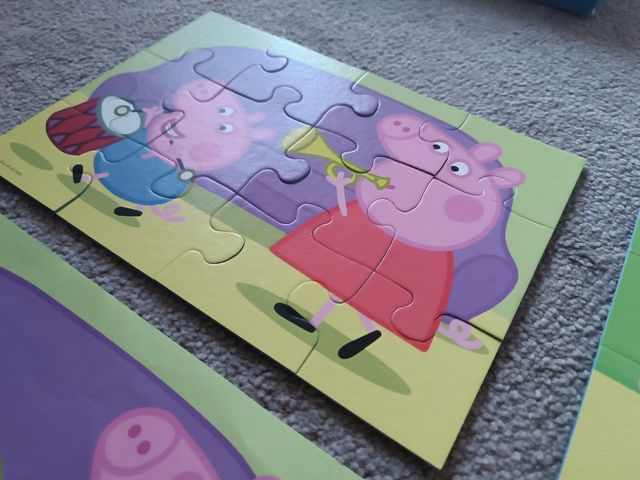 Puzzle Peppa Pig Ravensburger 2x12