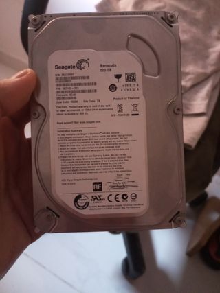 Disco Duro Seagate Barracuda 500GB