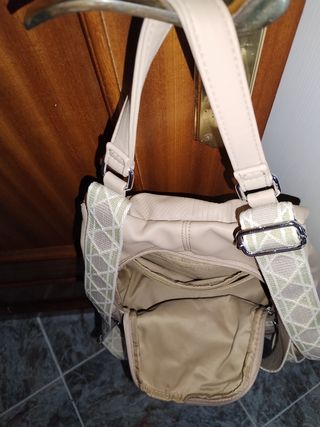 Mochila Bolso Beige