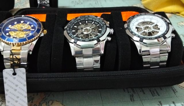 3 relojes Curren & Winner