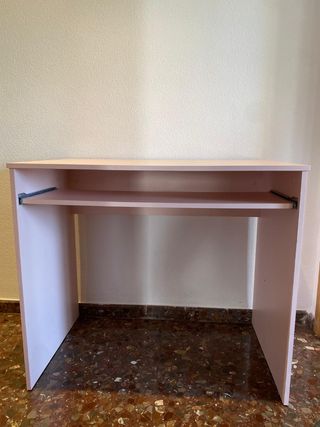Escritorio rosa palo juvenil