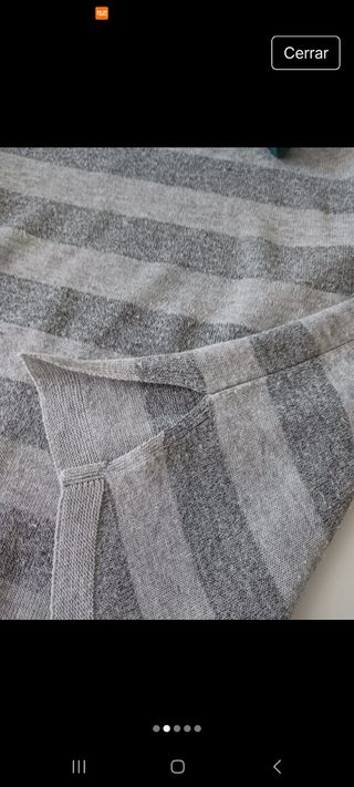 Jersey rayas gris 