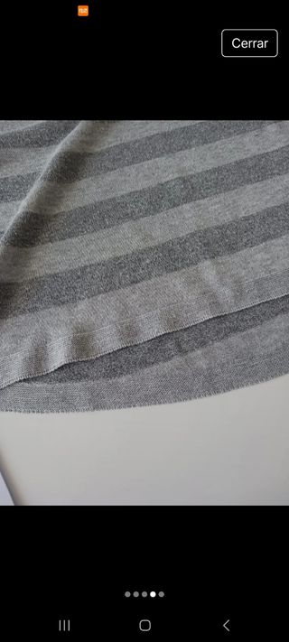 Jersey rayas gris 