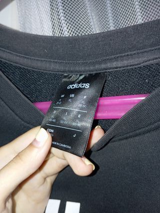 Sudadera Adidas negra XL