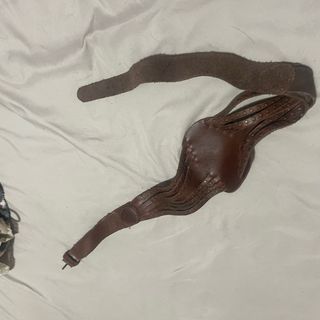 Cinturón Marrón Piel - Ajustable