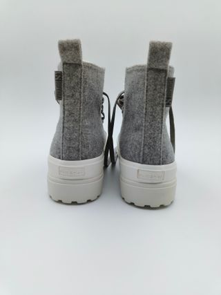 Superga Stivaletti Cotone Grigio