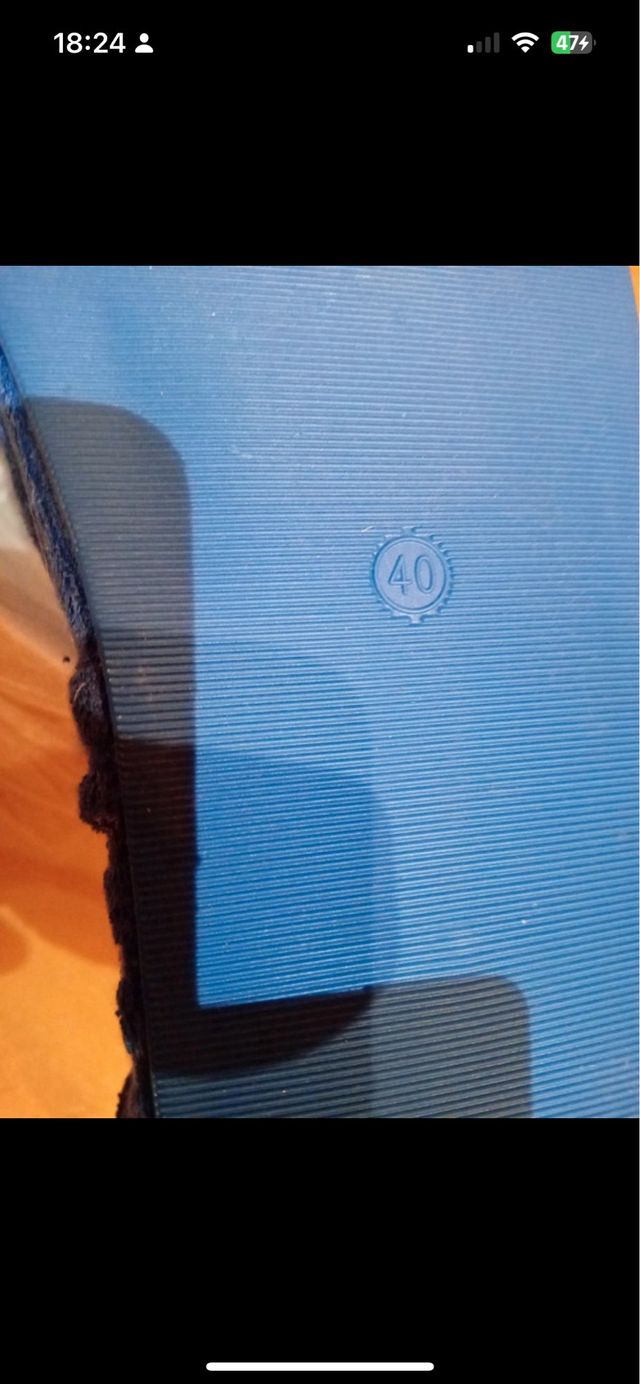 Zapatillas rizo azul - cómodas