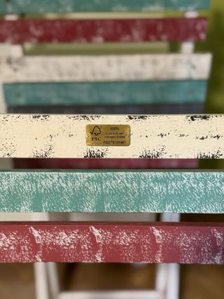 2 Sillas plegables de madera